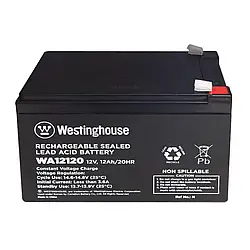 Свинцево-кислотна акумуляторна батарея Westinghouse 12V, 12Ah, terminal F2, 1 шт 95*98*151 мм