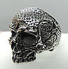 Чоловічий модний перстень череп у стилі панк, скелет череп із титанової сталі преміум якості виріб, розмір 21, фото 10