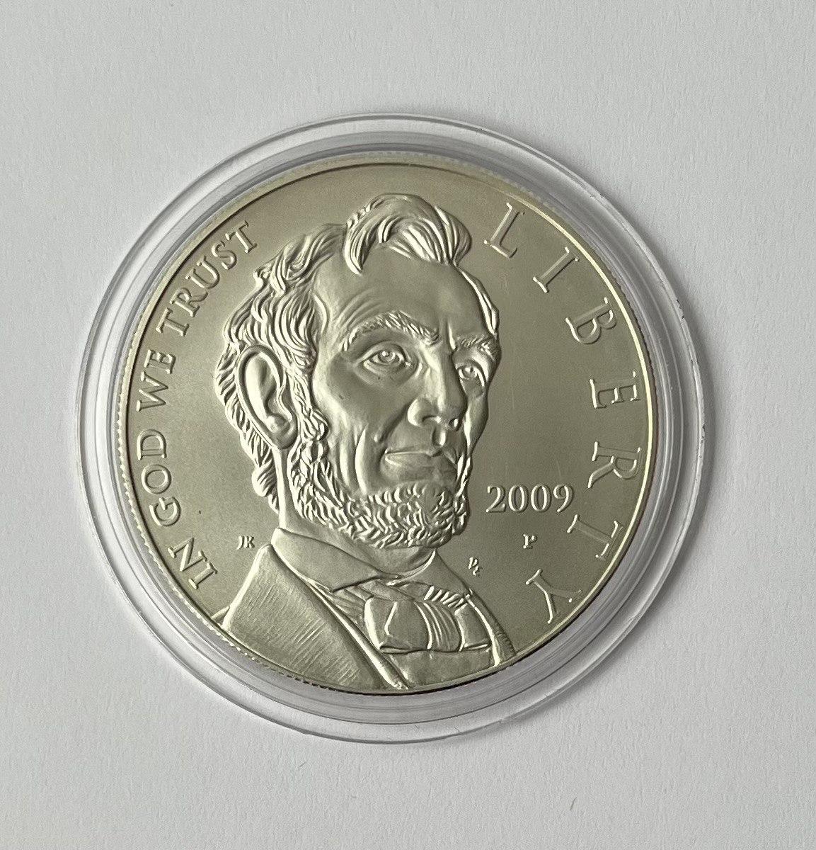 Срібна монета США 1 долар 2009 р. Apple