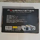 Інвертор автомобільний перетворювач напруги 12V-220V-500W Powermaster PM-11148 інвертор, фото 10