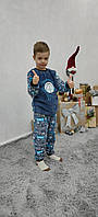 Гарна та якісна тепла флісова дитяча піжама для хлопчика (штани і кофта)