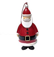 Новогодняя керамическая игрушка Санта-Клаус, 14 см