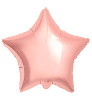 Воздушные шарики "Звезда", Испания, размер 45 см, цвет розовое золото