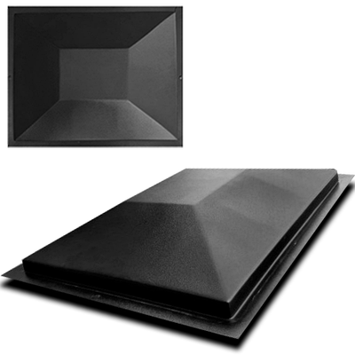 Форма для кришки 570х450х85 мм на стовп паркану; форми для лиття бетонних кришок на паркан