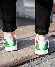 Чоловічі кросівки Pharrell Williams x Adidas Solar Hu Glide White Red Yellow CG6776, фото 4