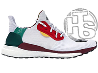 Мужские кроссовки Pharrell Williams x Adidas Solar Hu Glide White Red Yellow CG6776 40