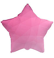 Воздушные шарики "Star", Польша, Ø - 45 см., качественный материал, цвет - розовый (сатин)