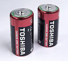 Батарейки Toshiba R20 коробка 1х2 шт ( 663)