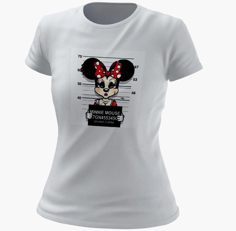 Жіноча футболка з Мікі Маус BAD MINNIE MOUSE
