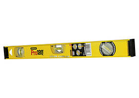 Рівень STANLEY "Pro180" : L= 100 см, 3 капсули- 1 обертова 180* Baumar - Всегда Вовремя