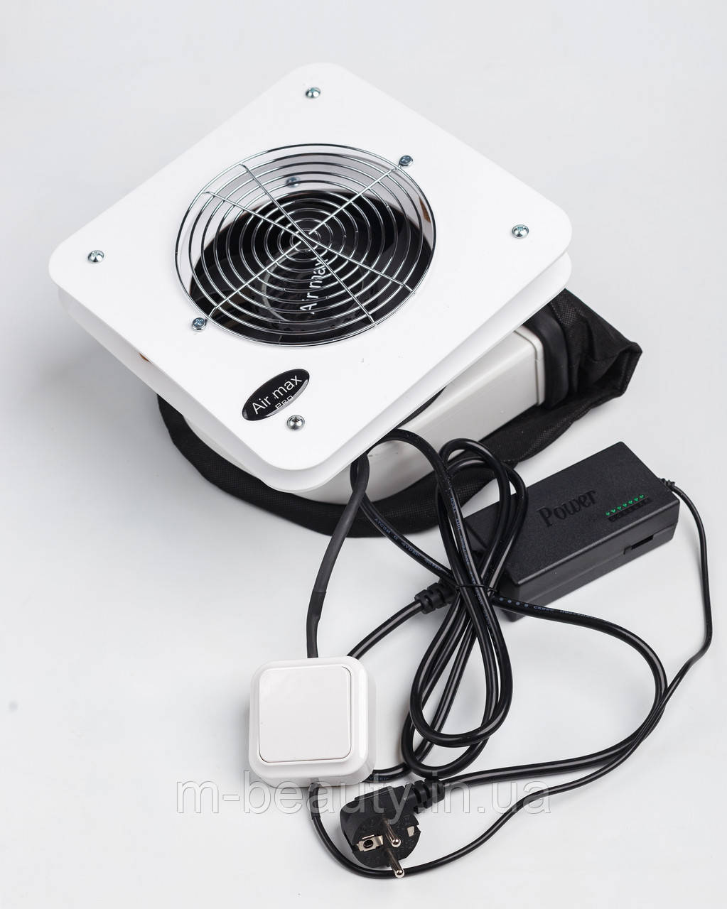 Витяжка для манікюрного столу врізна манікюрна вбудована витяжка-пилосос нейл  AIR MAX V 7 Pro (MV151), фото 1