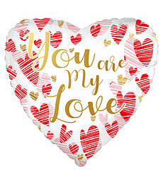 Повітряні кулі "My love", розмір - 45 см, Іспанія