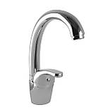 Змішувач для кухні Globus Lux Solly GLSO-0203S боковий латунь на гайці Baumar - Завжди Вчасно, фото 3