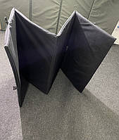 Каремат - коврик, складной, цвет Черный, 30мм на 4 секции, большого размера 1000 х 2400 мм