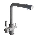 Змішувач для кухні під осмос Globus Lux LAZER GLLR-0444-2-ARENA Baumar - Завжди Вчасно, фото 4