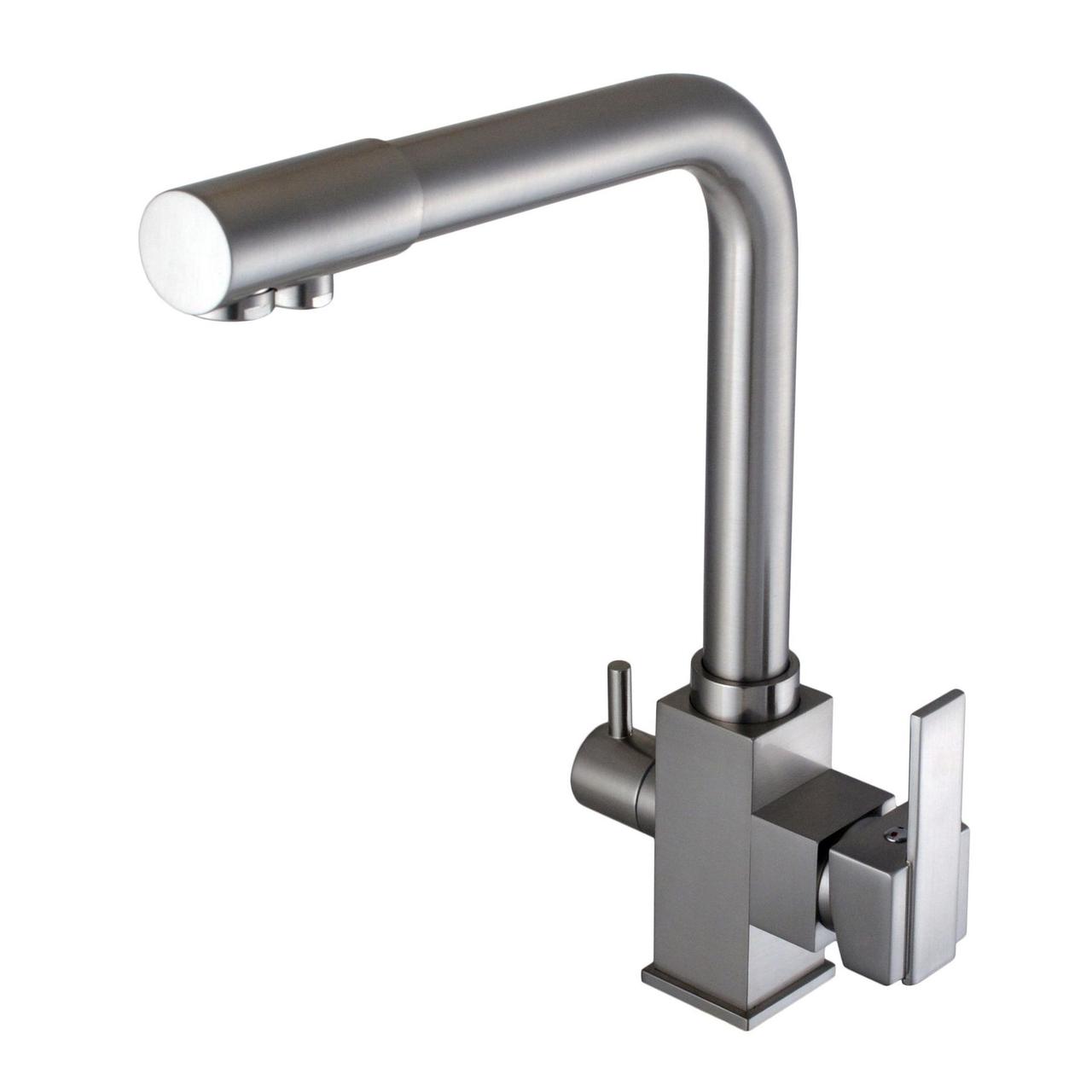 Змішувач для кухні під осмос Globus Lux LAZER GLLR-0100-8-STSTEEL Baumar - Завжди Вчасно, фото 1