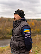 Жилет безрукавка Vsetex Чоловічий Темно-сірий 2XL, фото 7
