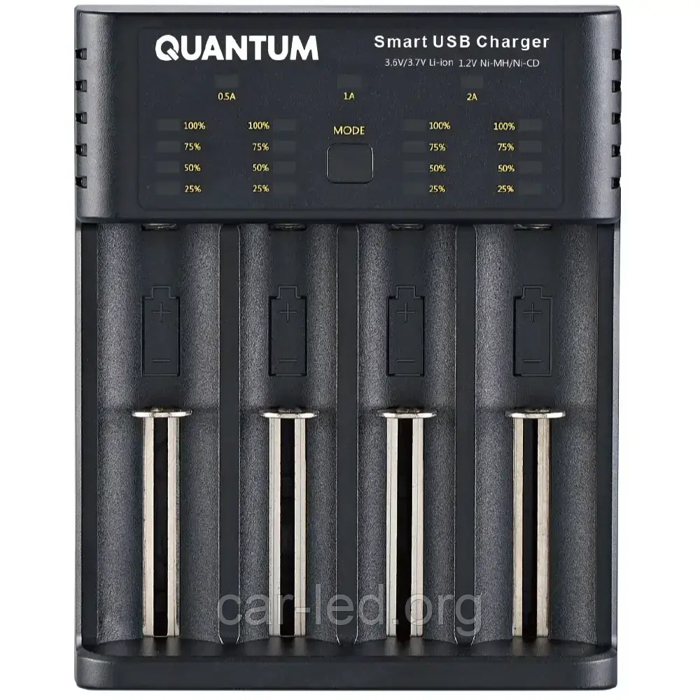 Зарядний пристрій Quantum QM-BC4040 універсальний 4-slot (USB), фото 1