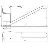 Змішувач для кухні Globus Lux QUEENSLAND GLQU-203 Baumar - Завжди Вчасно, фото 5