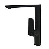 Змішувач для кухні TOPAZ LEXI TL 21401-H57-BB на гайці,Чорний мат.,шланги TAQ-M1055,D25 Baumar - Завжди Вчасно, фото 2