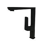 Змішувач для кухні TOPAZ LEXI TL 21401-H57-BB на гайці,Чорний мат.,шланги TAQ-M1055,D25 Baumar - Завжди Вчасно, фото 4