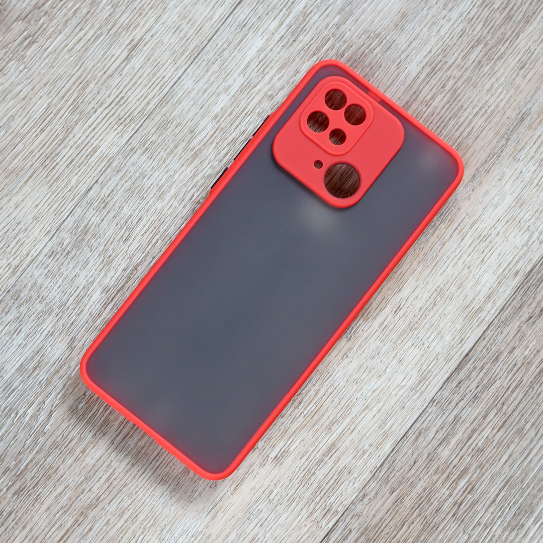 Матовий чохол Totu Case для Xiaomi Redmi 10C | TPU + PC | червоний