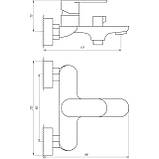 Змішувач для ванни Globus Lux Ontario GLO-0102N Baumar - Завжди Вчасно, фото 6