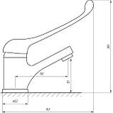 Змішувач для умивальника Globus Lux CLINIC GLCA-1011 Baumar - Завжди Вчасно, фото 5