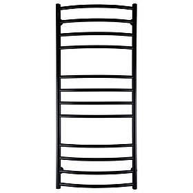 Рушникосушарка UNIO LDE W 1200-500-12 BLK Драбинка Дуга Еліт вода чорна Baumar - Завжди Вчасно