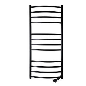 Рушникосушарка UNIO LDE ER 1200-500-12 BLK Драбинка Дуга Еліт електро чорна Baumar - Завжди Вчасно