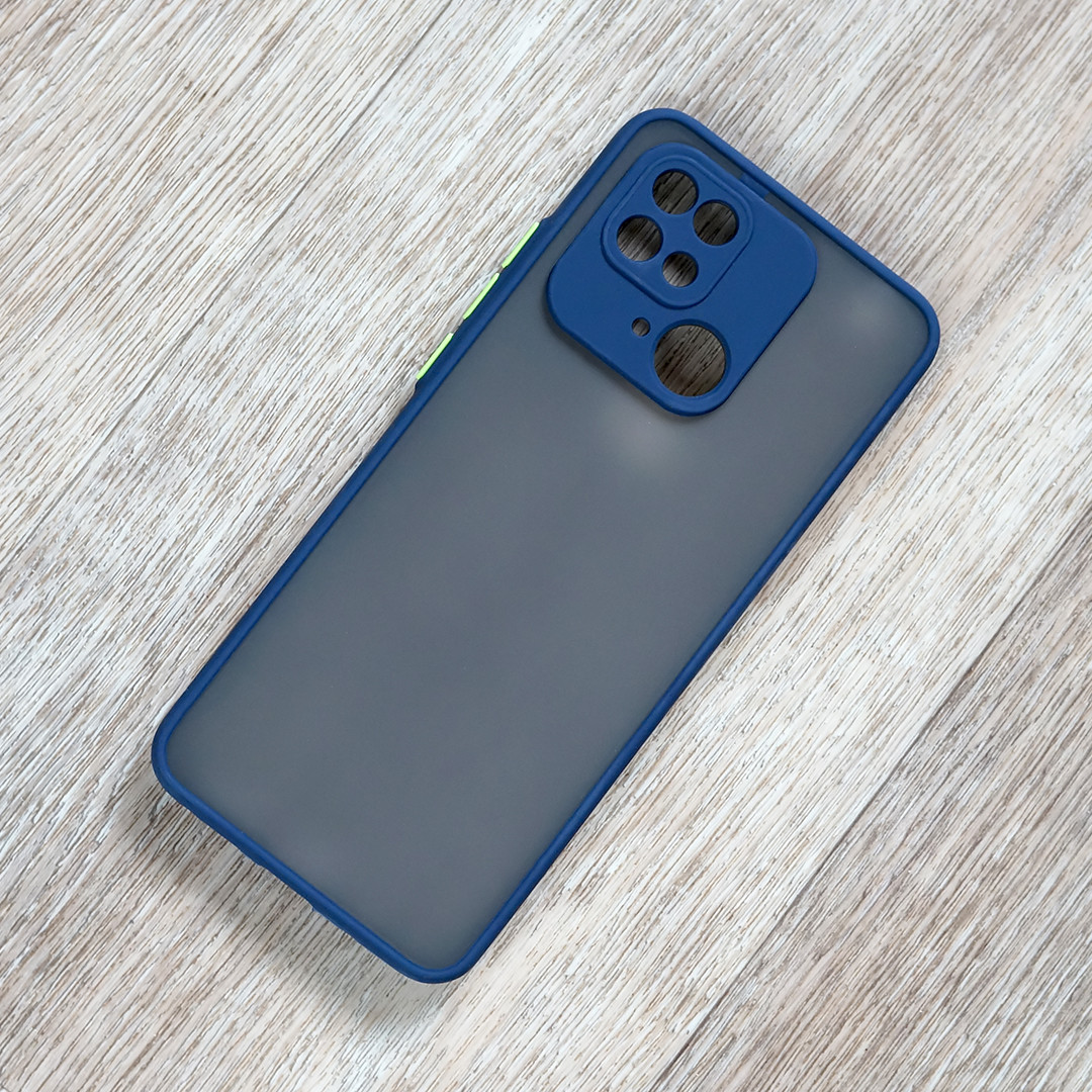 Матовий чохол Totu Case для Xiaomi Redmi 10C | TPU + PC | синій