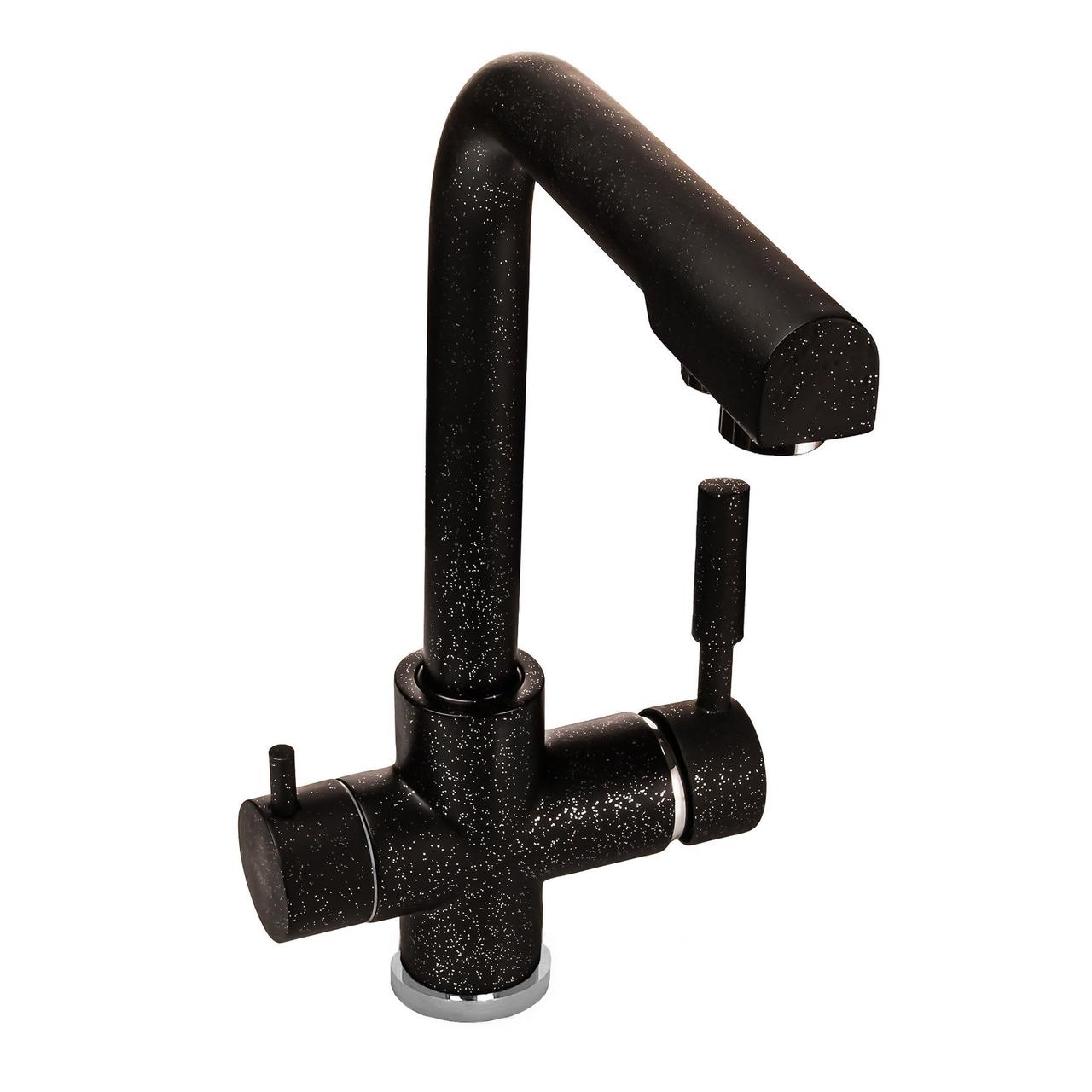 Змішувач для кухні під осмос Globus Lux LAZER GLLR-0888-1-ONIX Baumar - Завжди Вчасно, фото 1