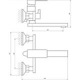 Змішувач для ванни Globus Lux Milano GLM-0102N Baumar - Завжди Вчасно, фото 5