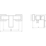 Змішувач для душу Globus Lux SICILIA SBQ-105 Baumar - Завжди Вчасно, фото 4