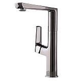 Змішувач для кухні TOPAZ LEXI TL 21401-H57-GB cartridge D25 шланги 55см,титан блиск PVD Baumar - Завжди Вчасно, фото 2