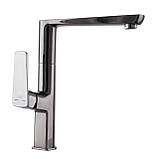 Змішувач для кухні TOPAZ LEXI TL 21401-H57-GB cartridge D25 шланги 55см,титан блиск PVD Baumar - Завжди Вчасно, фото 3