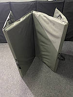 Каремат - коврик, складной, цвет Хаки, 30мм на 4 секции, большого размера 1000 х 2400 мм