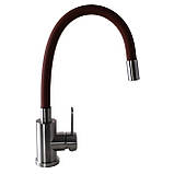 Змішувач для кухні Globus Lux WIEN SUS2-203SBR Baumar - Завжди Вчасно, фото 2