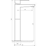 Змішувач для умивальника TOPAZ BARTS TB 07203-H36 високий H-305мм ,на гайці,шланги TAQ-M1055,D35 Baumar - Завжди Вчасно, фото 7