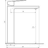 Змішувач для умивальника TOPAZ LEXI ODISS TO 18203-H52-BL Baumar - Завжди Вчасно, фото 6