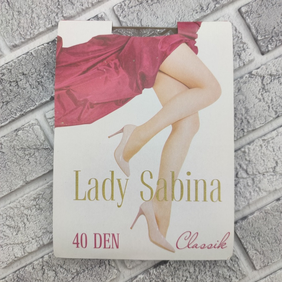 Колготки капронові жіночі Lady Sabina 40DEN класика розмір 3 мокко 30031022, фото 1