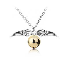 Ланцюжок із кулоном Золотий Снитч Гаррі Поттера з гри квіддич — Harry Potter, Cosplay necklace