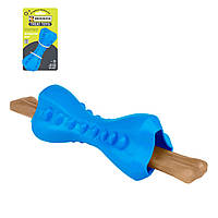 Игрушка для собак Bronzedog SMART мотивационная Кость 12 х 5 см синяя YT93822-A