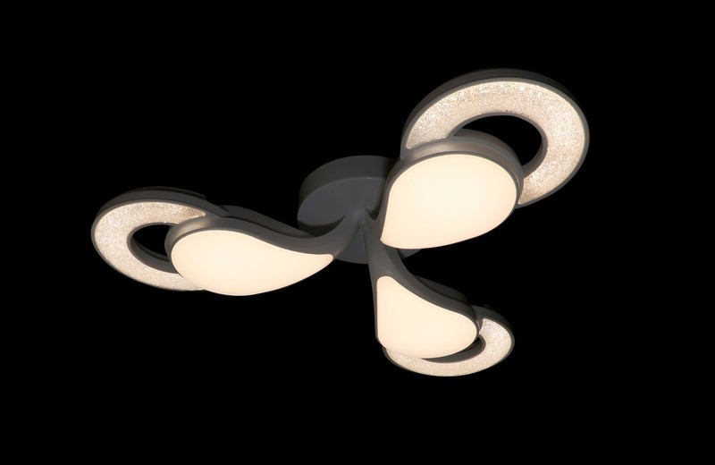 Стельова світлодіодна люстра 9106/3WH dimmer, фото 1