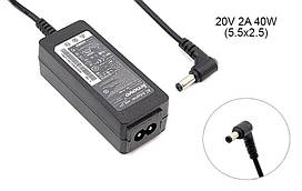 Блок живлення до ноутбука Lenovo 20v 2a 40w 5.5x2.5mm (B class) 1 день гар.