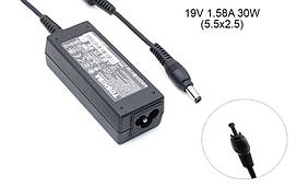 Блок живлення до ноутбука Toshiba 19v 1.58a 30w 5.5x2.5mm (Як оригінал) 1 день гар. 4430511