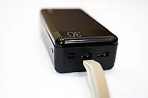 Зовнішній акумулятор Power Bank ACL PW-15 30000mAh /2xUSB/Type-C/Micro/ Black, фото 6
