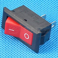 Перемикач Daier KCD3-101 RD, ON-OFF, 2pin, 15A 250VAC