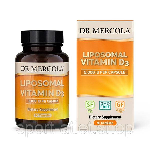 Вітаміни та мінерали Dr. Mercola Liposomal Vitamin D3 5000 IU, 90 капсул