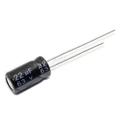 Конденсатор 22Мкф 63в 22uf 63v 6*11